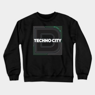 Detroit Techno City Crewneck Sweatshirt